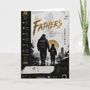 Personalised Samurai Father’s Day Card