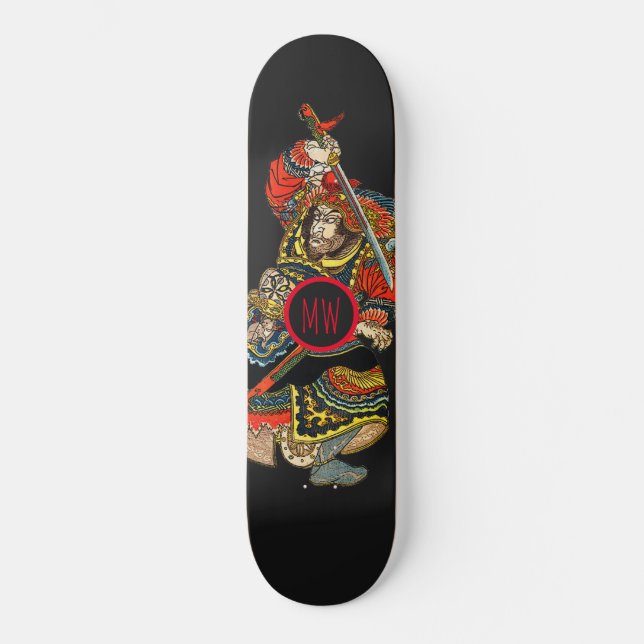 Personalised Samurai Skateboard (Front)