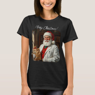 Personalised Santa Claus Pharmacy T-Shirt RX 