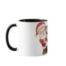 Personalised Santa Claus Photo Christmas Mug