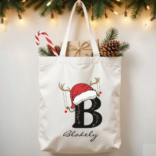 Personalised Santa Claus Tote for Mum or Grandma Bag