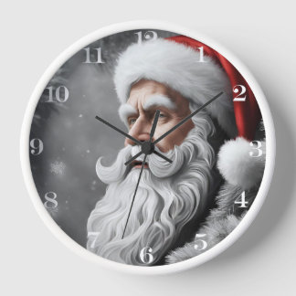 Personalised Santa Claus Wall Clock