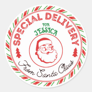 Personalised Santa Delivery Sticker