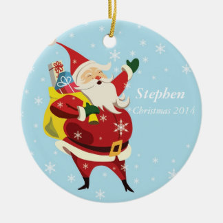 Personalised Santa Ornament