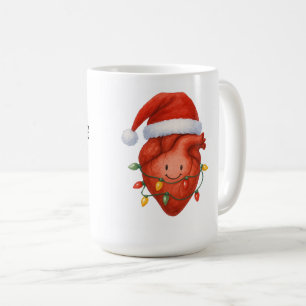 Personalised Santa's Favourite Cardiac Tech Coffee Mug