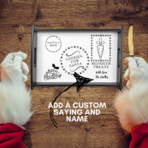 Personalised Santa's Snack Tray