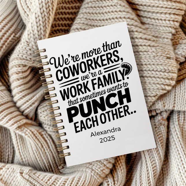 Personalised Sarcastic Coworker Gift Notebook (Creator Uploaded)