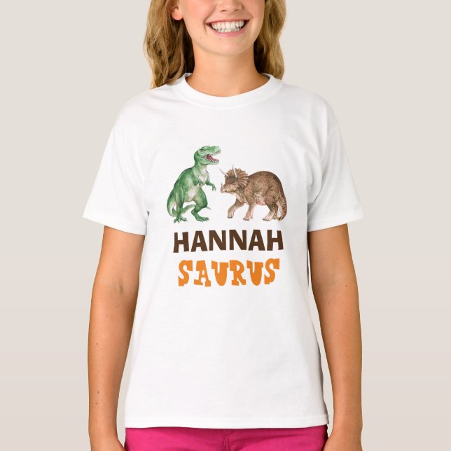 Personalised Saurus T Shirt (Front)