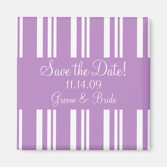 Personalised Save the Date Magnet (Front)