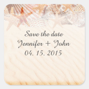 Personalised save the date stickers