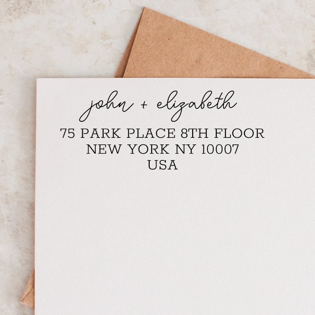 Personalised Save The Date Wedding Engaged Couple Self-inking Stamp (Creator Uploaded)