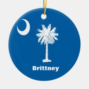 Personalised  SC Palmetto State Ornament