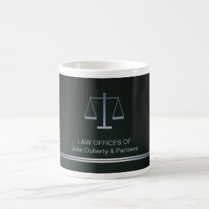 Personalised Scales of Justice   Law Office Coffee Mug