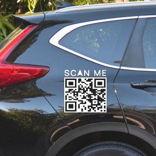 Personalised Scannable QR Code Website Payment Car