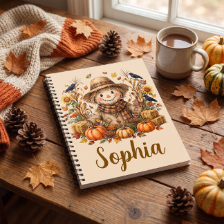 Personalised scarecrow notebook