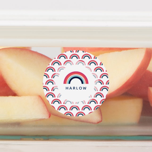 Personalised School and Camp Labels Rainbow (Affixed)