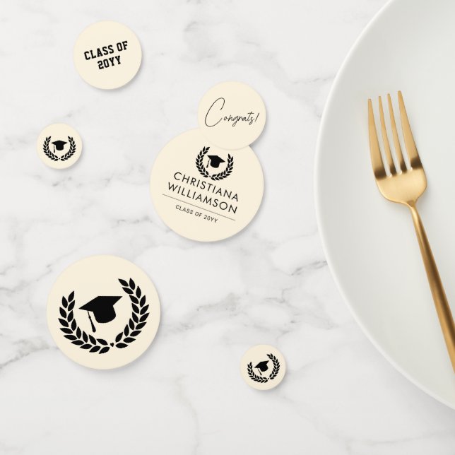 Personalised School and College Graduation Elegant Confetti (Group)
