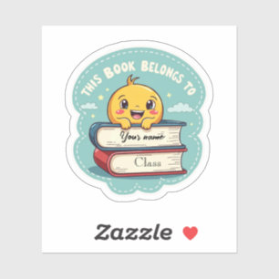 Personalised School Book Label Sticker