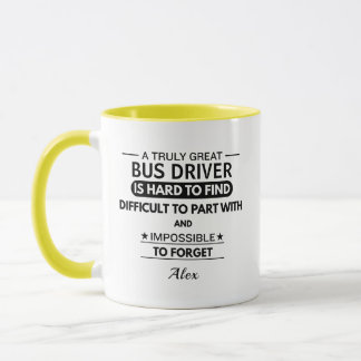 Personalised School Bus Driver Coffee Mug