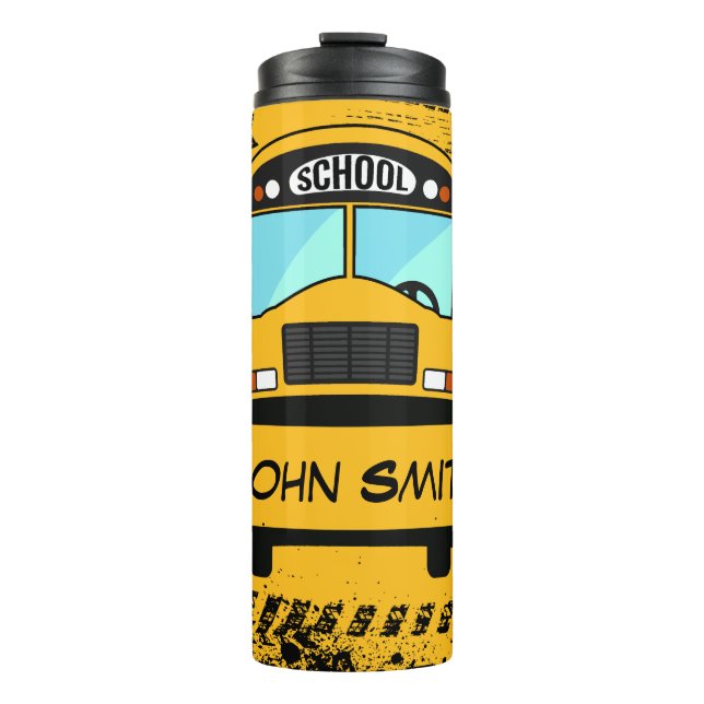 Personalised School Bus Driver Thermal Tumbler (Front)