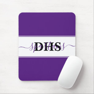 Personalised school colorblock mouse pad