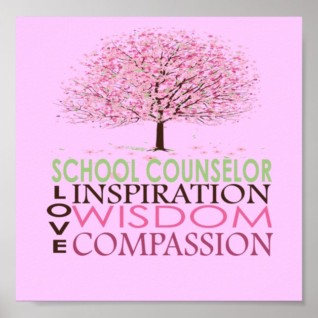 Personalised School Counsellors Posters (Front)