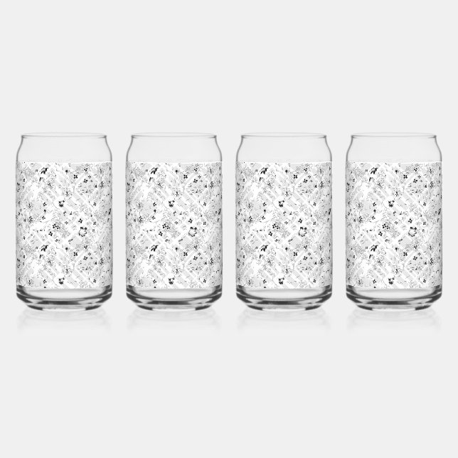 Personalised School Essentials Can Glass (Front)