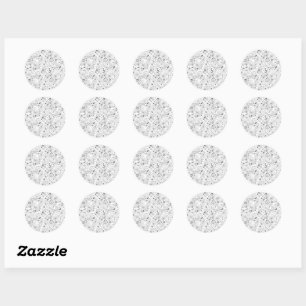 Personalised School Essentials Classic Round Sticker