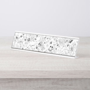 Personalised School Essentials Desk Name Plate
