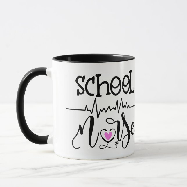 Personalised School Nurse Gift Mug (Left)