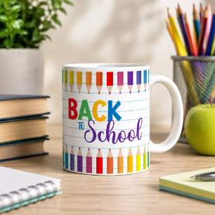 Personalised school teacher coffee mug