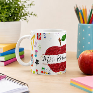 Personalised school teacher  coffee mug