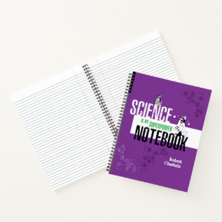 Personalised Science Biology Laboratory Notebook