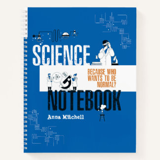 Personalised Science Chemistry Laboratory Notebook