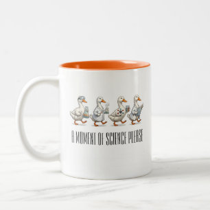 Personalised Science Teacher A Moment of Science Two-Tone Coffee Mug
