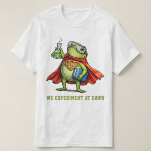 Personalised Science Teacher Frog Back to School T-Shirt
