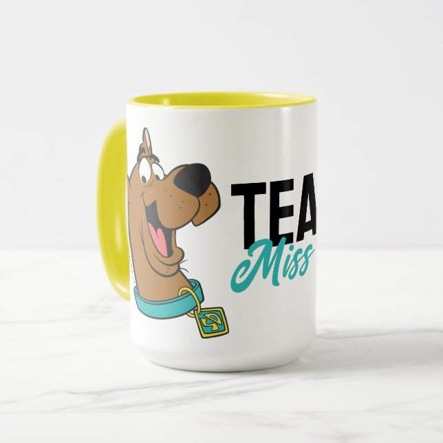 Personalised | Scooby-Doo Happy Face Teacher Mug (Front Left)