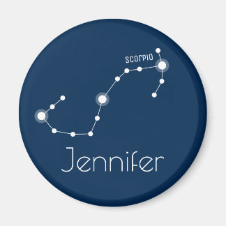 Personalised Scorpio Zodiac Constellation Magnet
