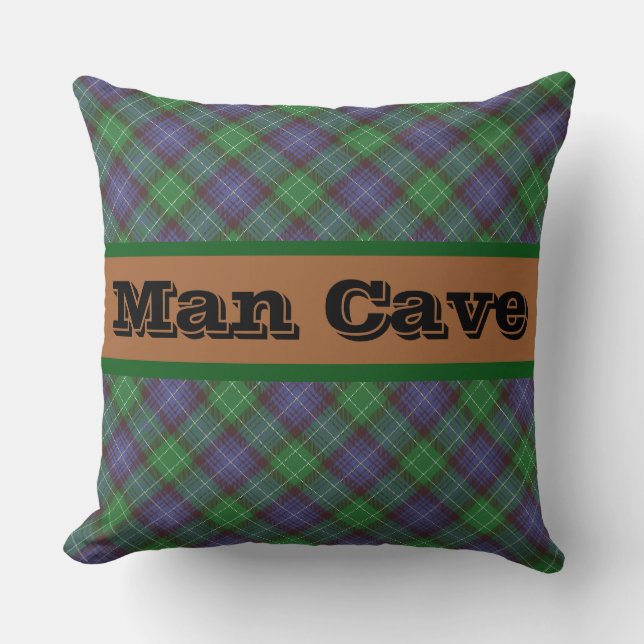 Personalised Scottie Tartan  Cushion (Front)