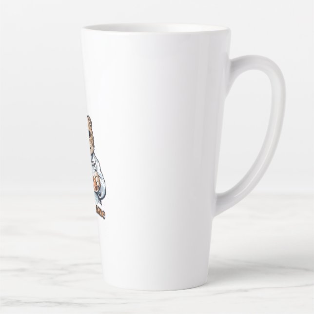 Personalised Scottish Fold Cat Scientist Mug | Cus (Right)