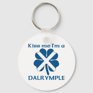 Personalised Scottish Kiss Me I'm Dalrymple Key Ring