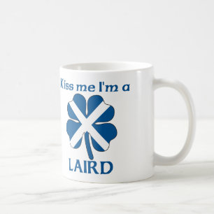 Personalised Scottish Kiss Me I'm Laird Coffee Mug