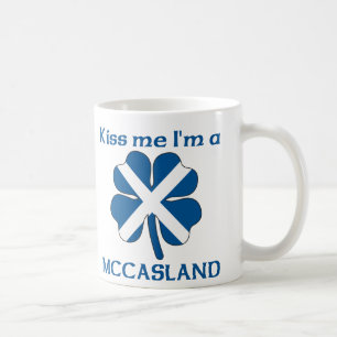 Personalised Scottish Kiss Me I'm Mccasland Coffee Mug