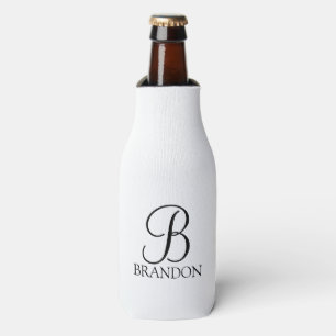 Personalised Script Monogram and Name Bottle Cooler