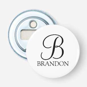Personalised Script Monogram and Name  Bottle Opener