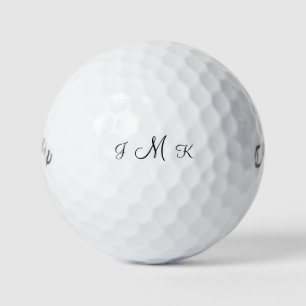  Personalised Script Monogram Callway Warbirdr Golf Balls
