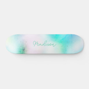 Personalised Script Name Cute Girly Skateboard