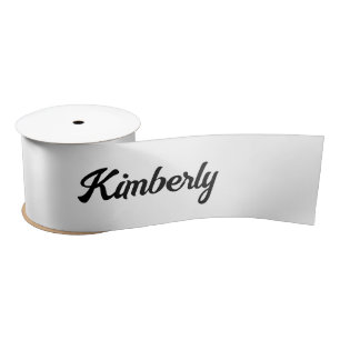 Personalised Script Name Satin Ribbon