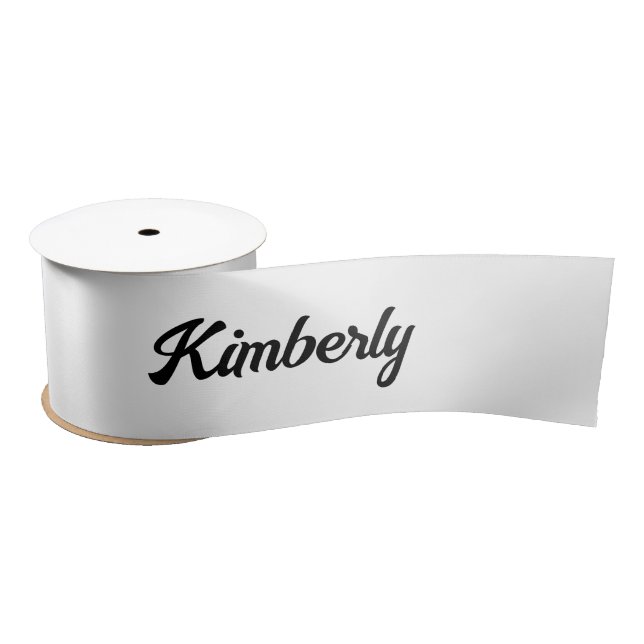 Personalised Script Name Satin Ribbon (Spool)