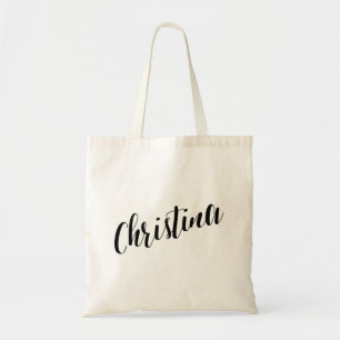 Personalised Script Tote Bag- Christina